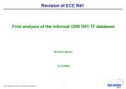 Revision of ECE R41