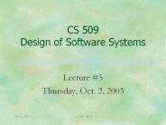 CS%20509%20Design%20of%20Software%20Systems
