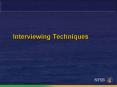 Interviewing Techniques PowerPoint PPT Presentation