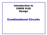 Introduction to CMOS VLSI Design  Combinational Circuits