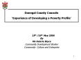 Donegal County Councils Experience of Developing a Poverty Profile PowerPoint PPT Presentation