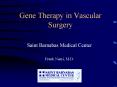 Gene Therapy in Vascular Surgery PowerPoint PPT Presentation