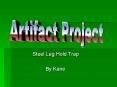 Steel Leg Hold Trap PowerPoint PPT Presentation