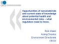 Opportunities of nanomaterials and current state of knowledge about potential health and environment PowerPoint PPT Presentation