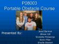 P08003 Portable Obstacle Course PowerPoint PPT Presentation