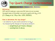 Top Quark Charge Determination
