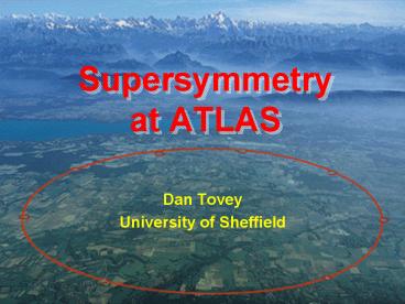 Supersymmetry at ATLAS
