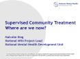 Supervised Community Treatment PowerPoint PPT Presentation