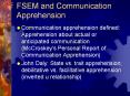 FSEM and Communication Apprehension PowerPoint PPT Presentation