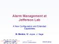 Alarm Management at Jefferson Lab PowerPoint PPT Presentation