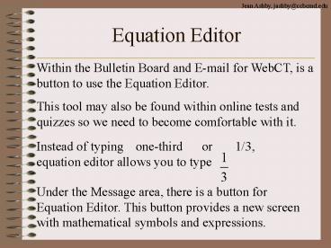 presentation player overlay
