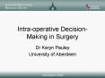 Intraoperative DecisionMaking in Surgery PowerPoint PPT Presentation