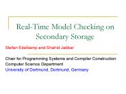 Real-Time Model Checking on Secondary Storage