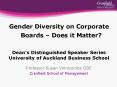 Gender Diversity on Corporate Boards Does it Matter PowerPoint PPT Presentation