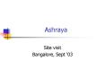 Ashraya PowerPoint PPT Presentation