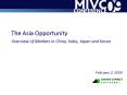 The Asia Opportunity PowerPoint PPT Presentation