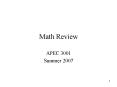 Math Review PowerPoint PPT Presentation