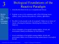 Biological Foundations of the Reactive Paradigm PowerPoint PPT Presentation