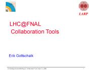 LHC@FNAL Collaboration Tools