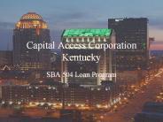 Capital Access Corporation Kentucky
