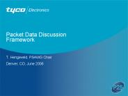 Packet Data Discussion Framework