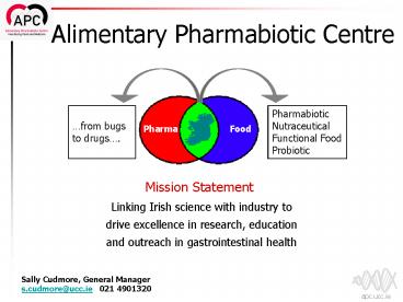 Alimentary Pharmabiotic Centre