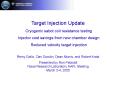 Target Injection Update PowerPoint PPT Presentation