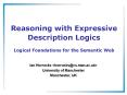 Reasoning with Expressive Description Logics PowerPoint PPT Presentation