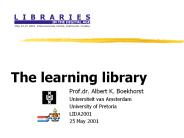The learning library