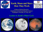 Earth, Moon and Mars: How They Work