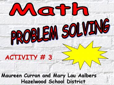 Maureen Curran and Mary Lou Aalbers