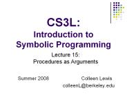 CS3L:%20Introduction%20to%20Symbolic%20Programming