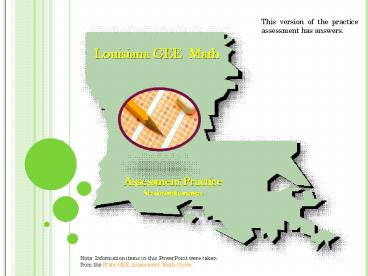 Chapter 2: GEE Mathematics, Grade 10