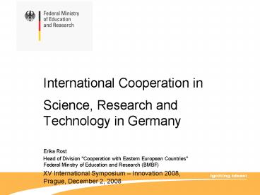 International Cooperation in