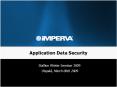 Application Data Security PowerPoint PPT Presentation