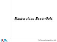 Masterclass Essentials