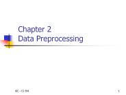 Chapter 2 Data Preprocessing