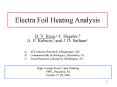 Electra Foil Heating Analysis PowerPoint PPT Presentation