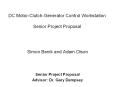 DC Motor-Clutch-Generator Control Workstation Senior Project Proposal PowerPoint PPT Presentation