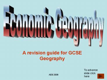 A revision guide for GCSE Geography
