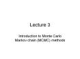 Introduction to Monte Carlo Markov chain (MCMC) methods PowerPoint PPT Presentation