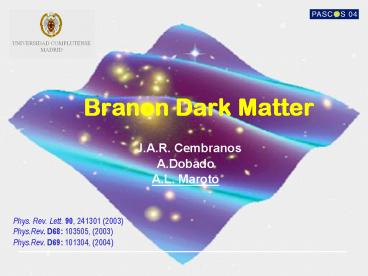 Branon Dark Matter