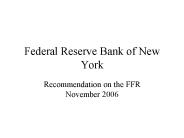 Federal Reserve Bank of New York