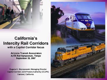 Eugene K' Skoropowski, Managing Director