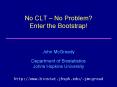No CLT  PowerPoint PPT Presentation