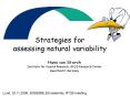 Strategies for assessing natural variability PowerPoint PPT Presentation