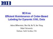 Adam Silberstein, Hao He, Ke Yi, Jun Yang