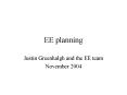 EE planning PowerPoint PPT Presentation
