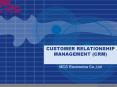 CUSTOMER RELATIONSHIP MANAGEMENT CRM PowerPoint PPT Presentation