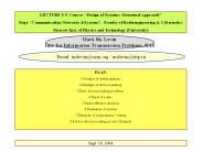 LECTURE 8-9. Course: 